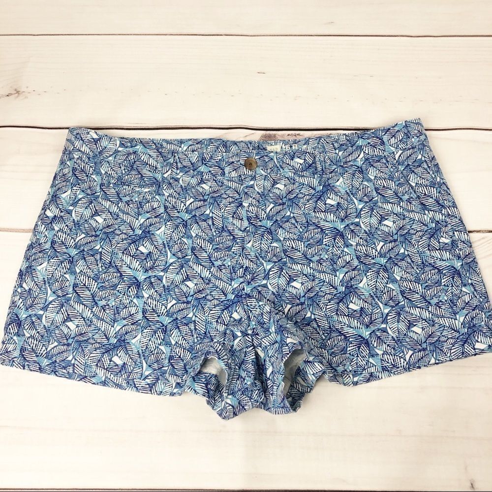 Gap Blue Printed Shorts size 16